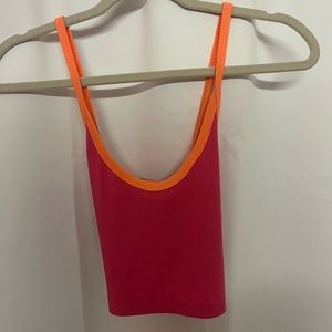 Pink and orange top